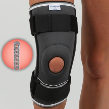 Бандаж на коліно з 4-ма спіральними ребрами та ременями - Ersamed REF-103